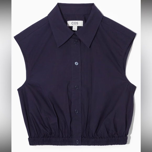 COS cropped sleeveless shirt - Picture 1 of 6